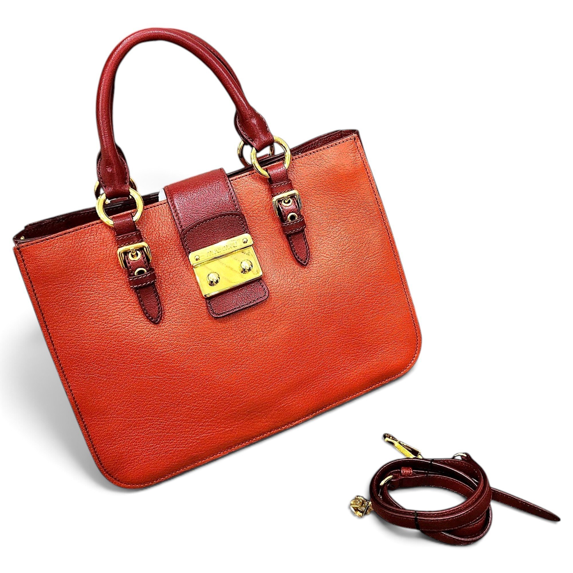 Beau leather satchel