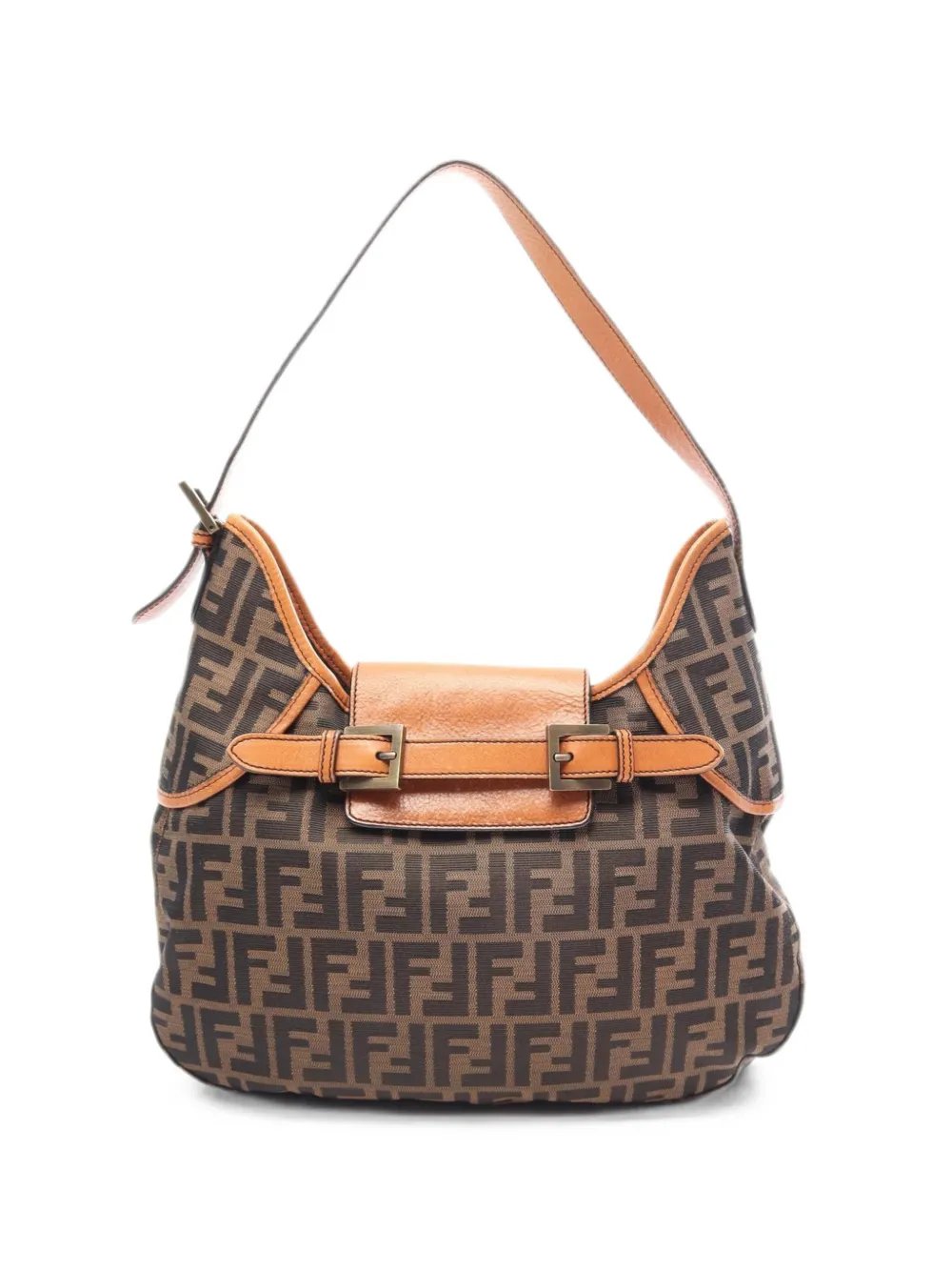 2000s Zucca foldover-top shoulder bag