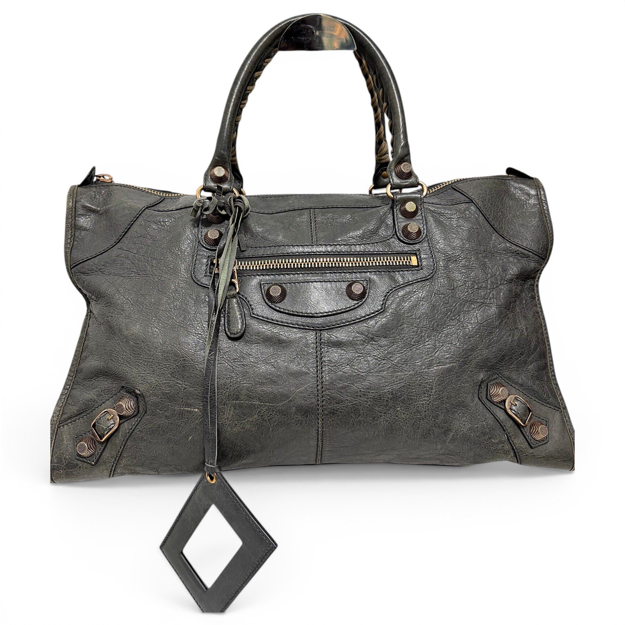 Leather handbag