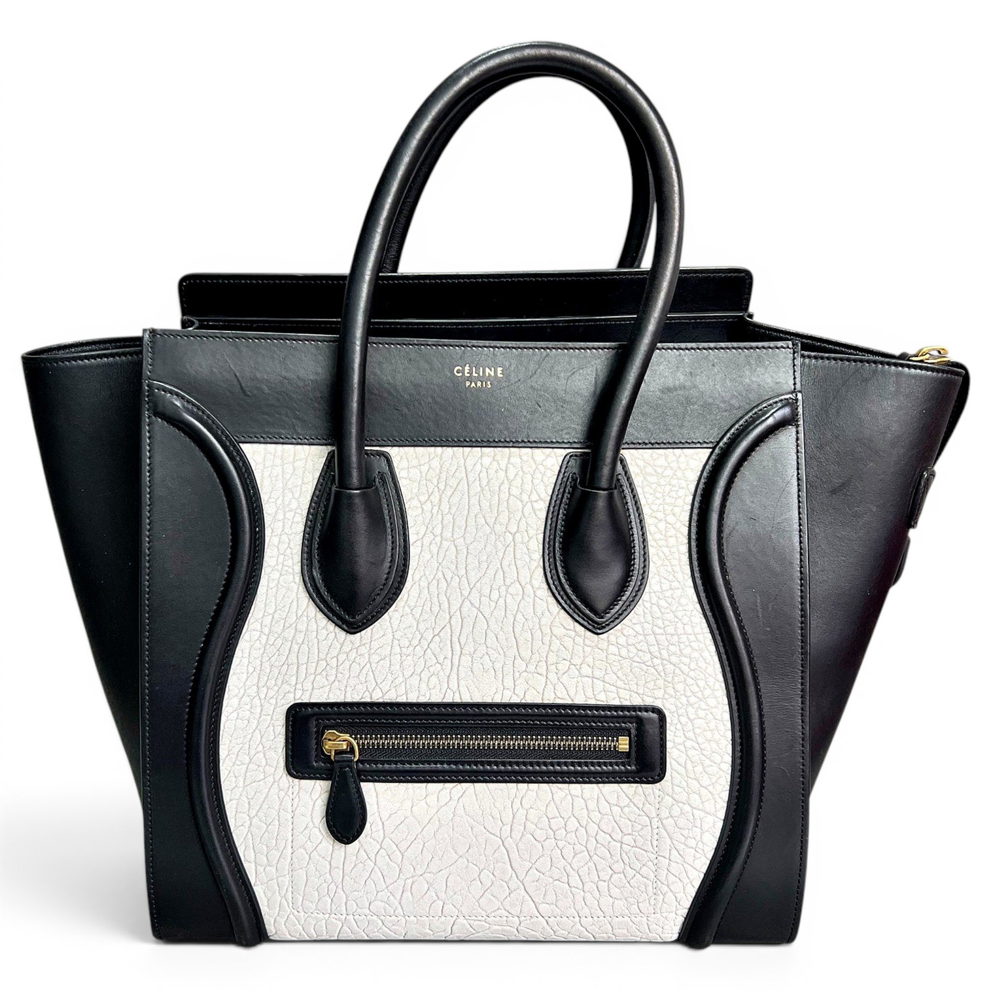 Luggage leather handbag