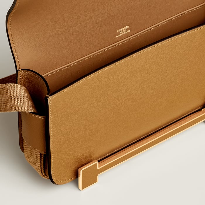 Caramel Hermès Geta Slim Bag