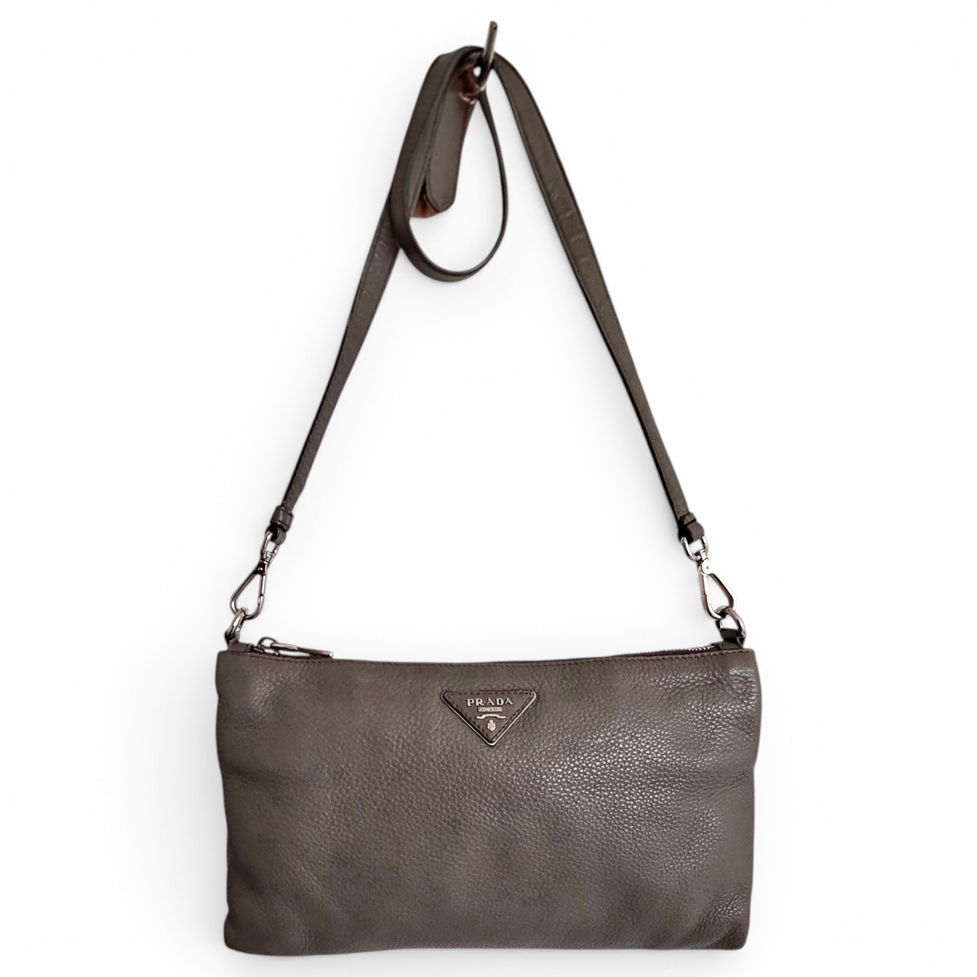 Leather crossbody bag
