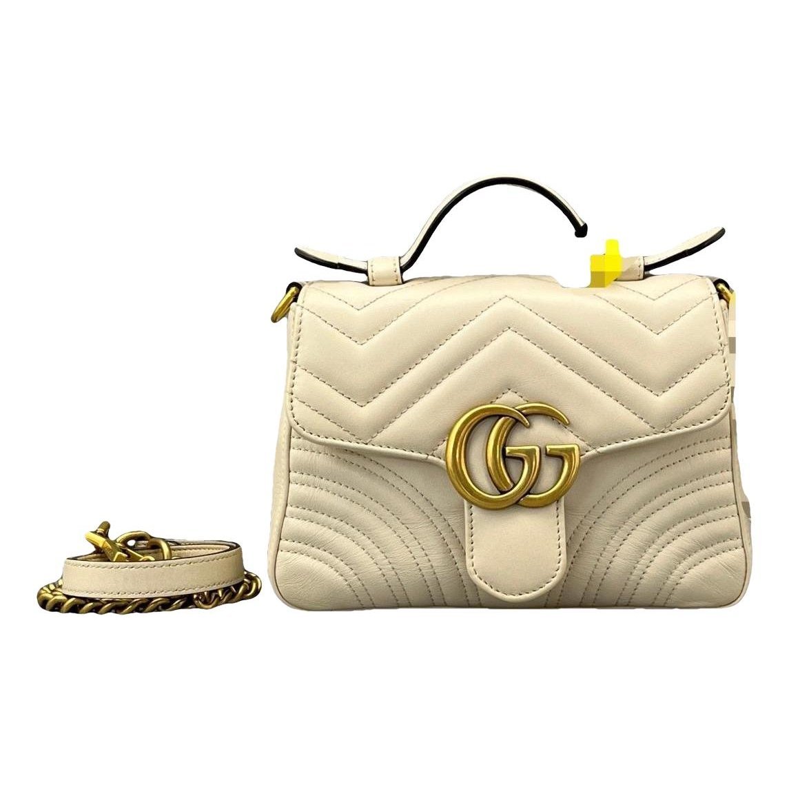 GG Marmont Flap leather bag