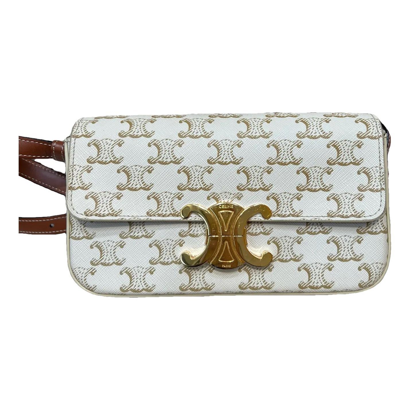 Triomphe Long leather handbag