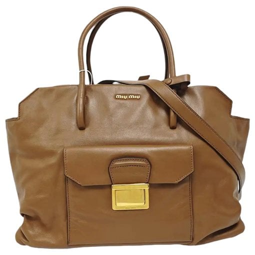 Leather handbag
