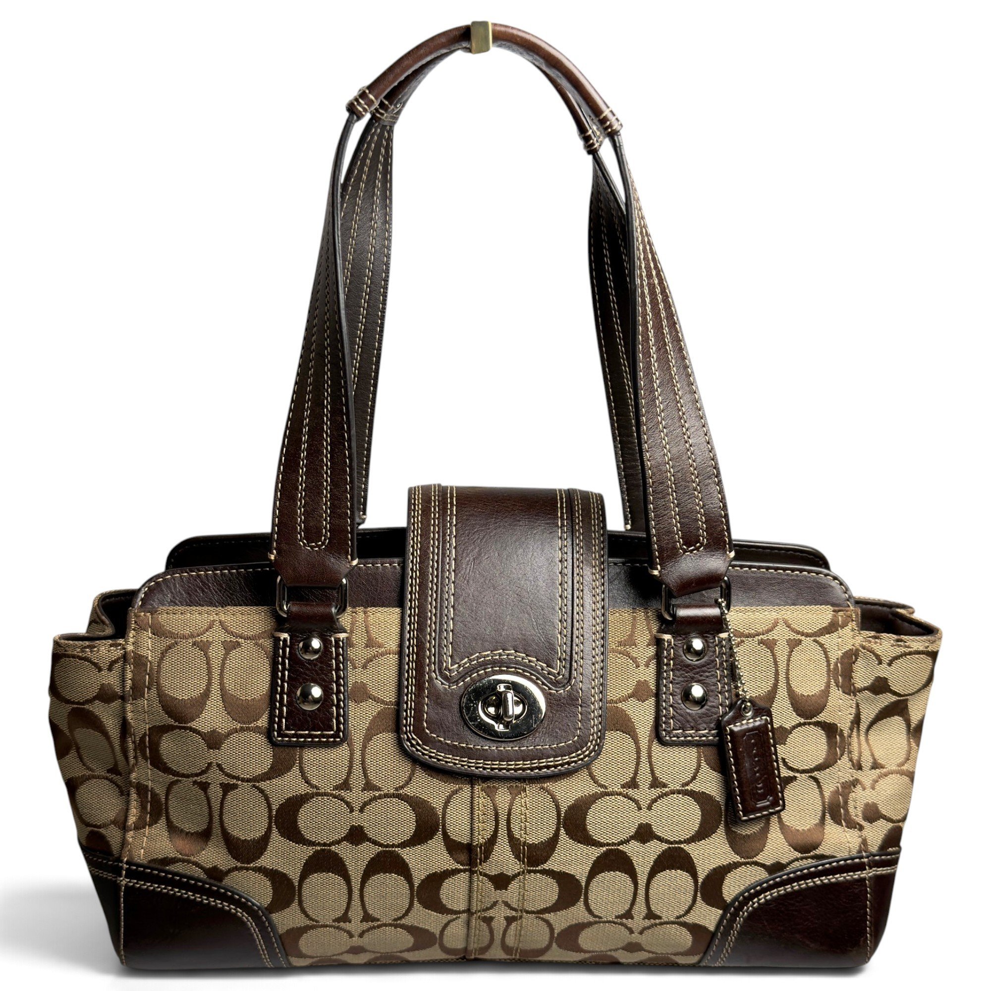 Signature Sufflette cloth handbag
