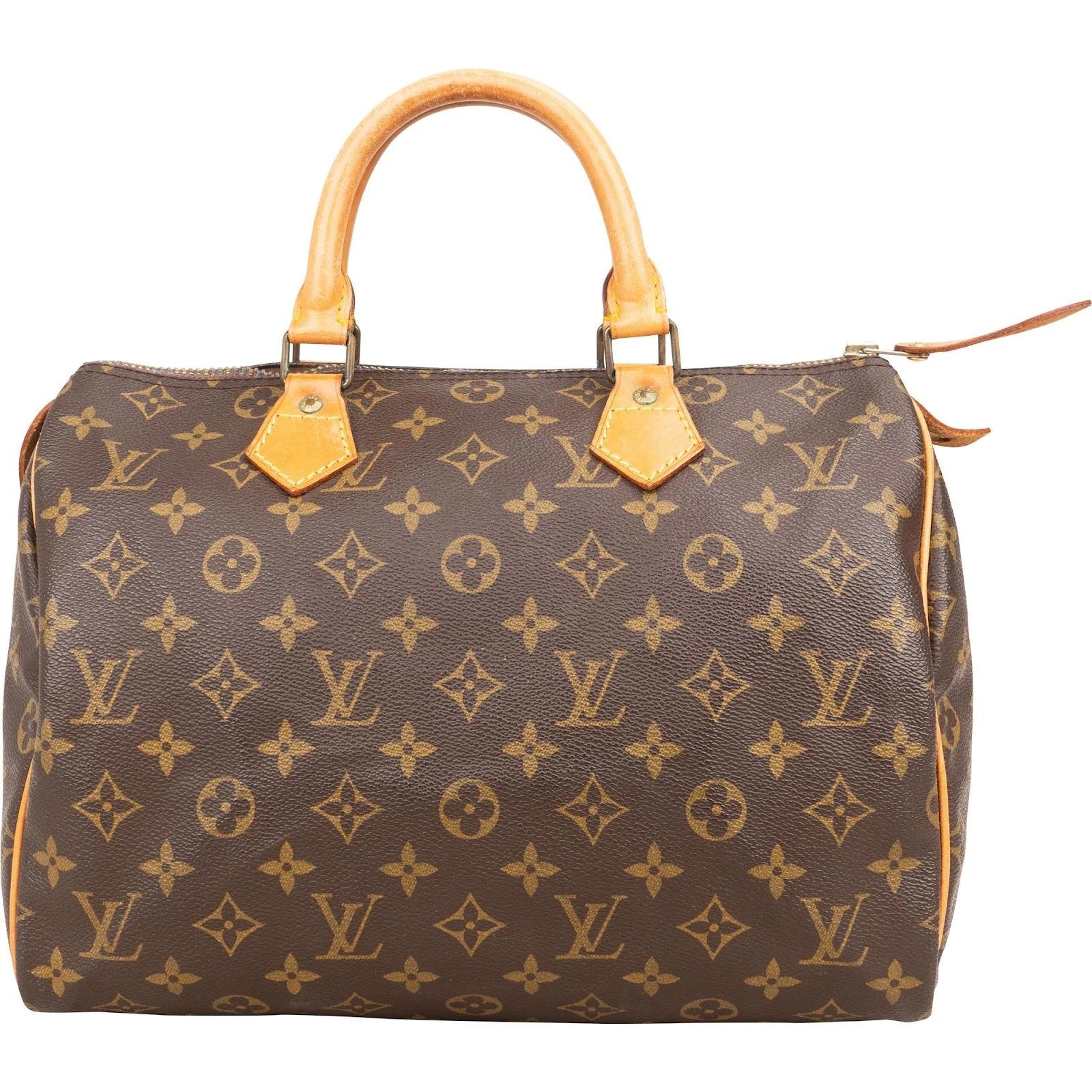 Speedy leather handbag