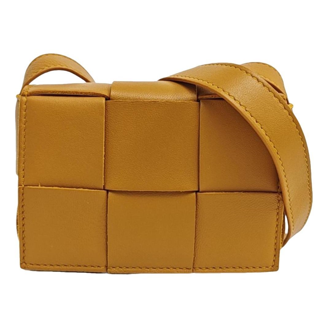 Cassette leather handbag
