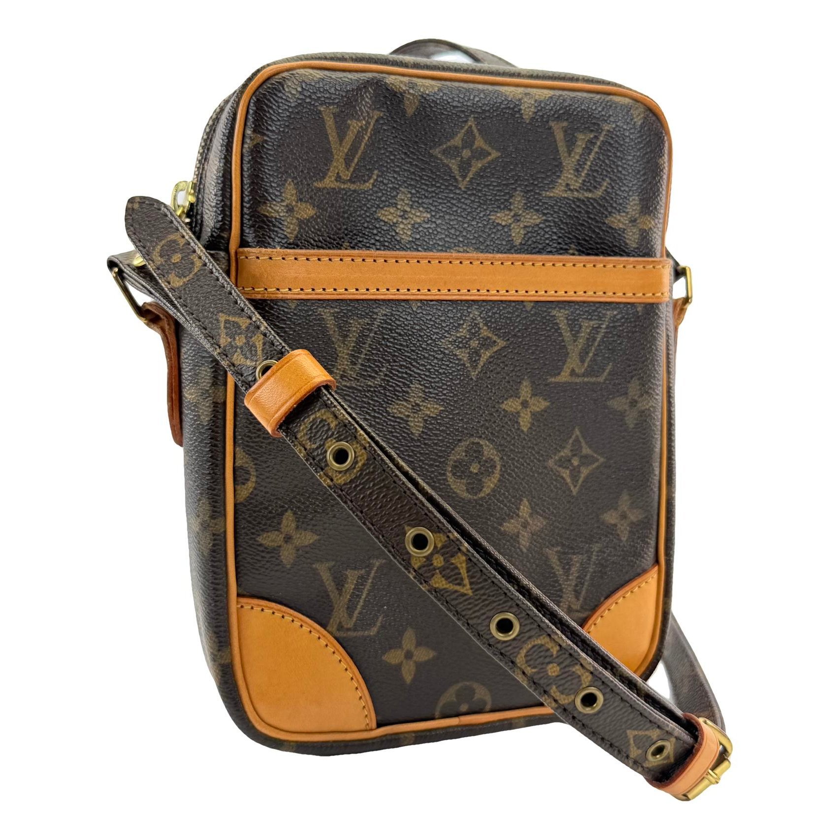 Danube leather crossbody bag