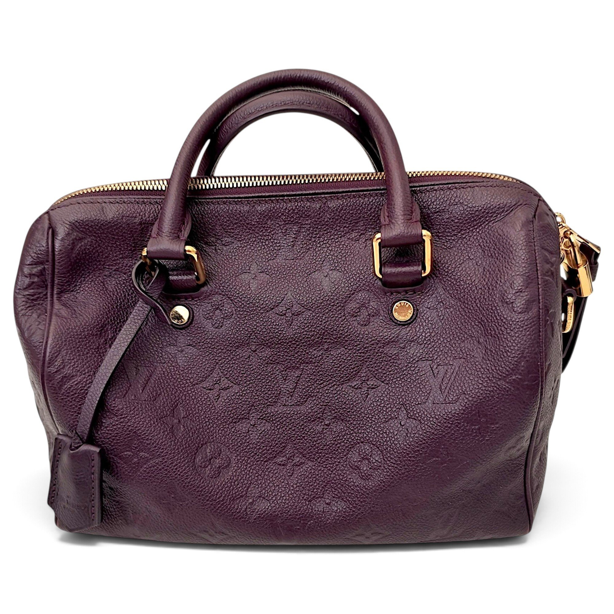 Speedy leather handbag