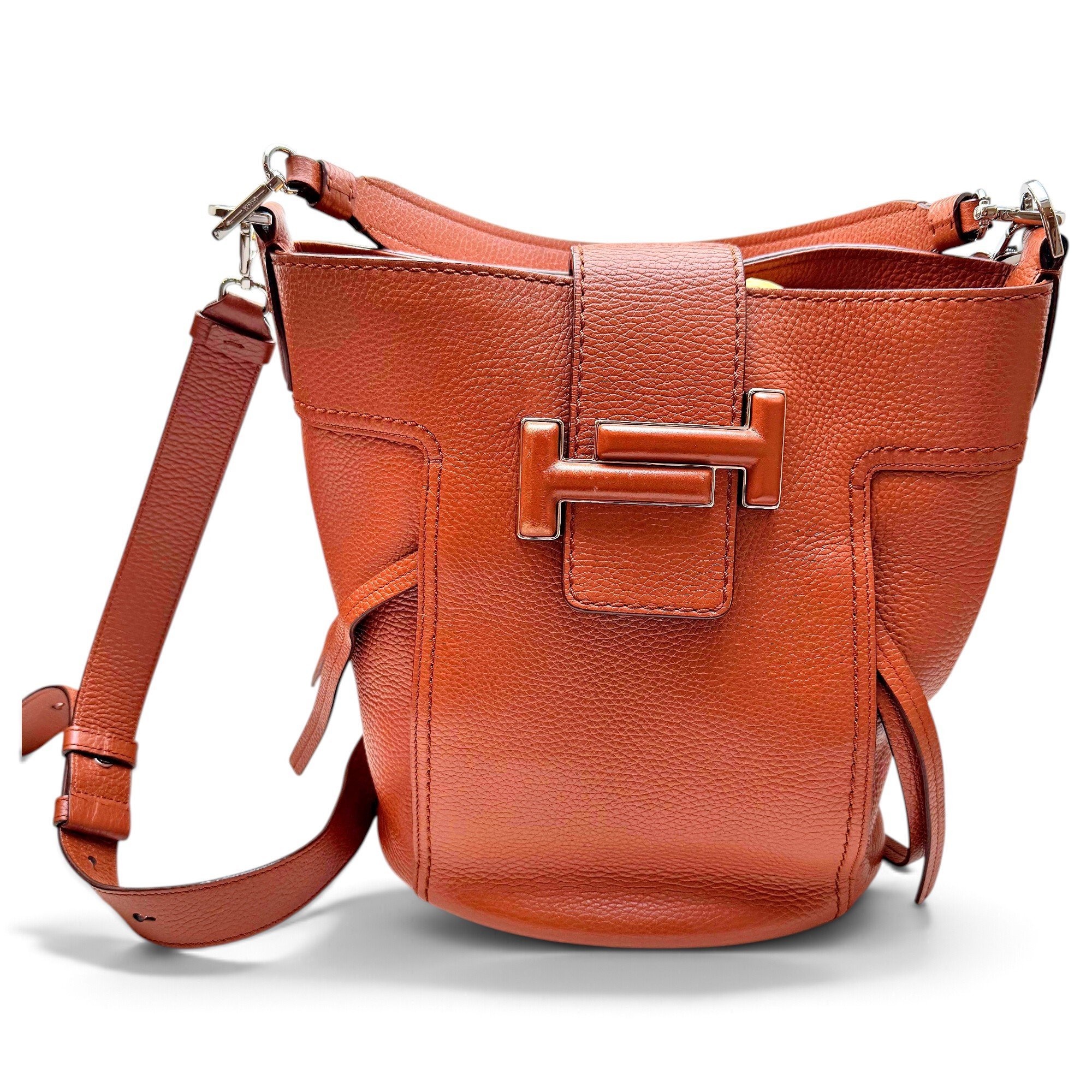 Leather handbag