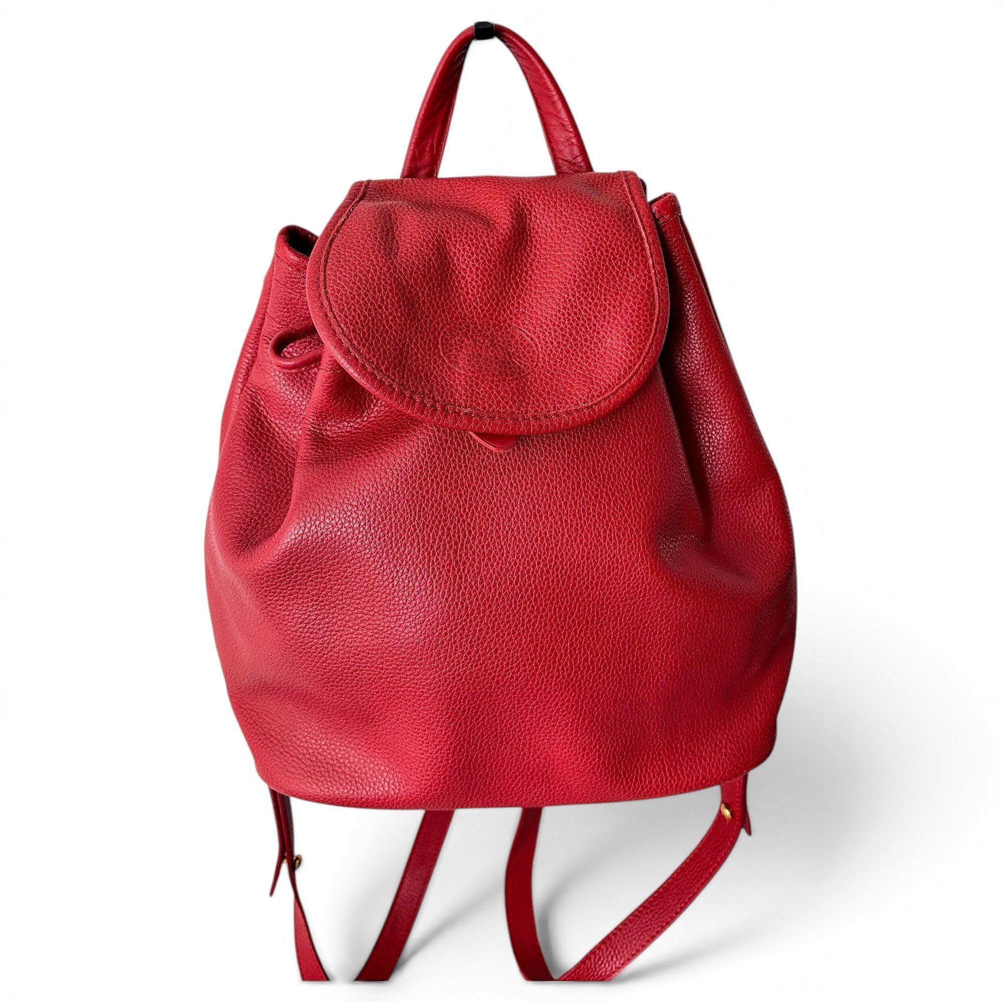 Leather backpack
