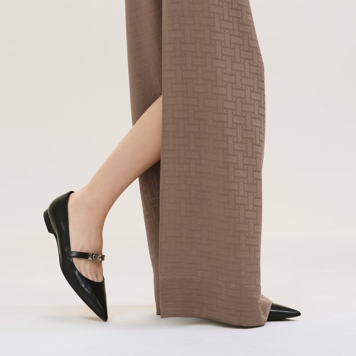 "Mosaique" Draped Long Dress