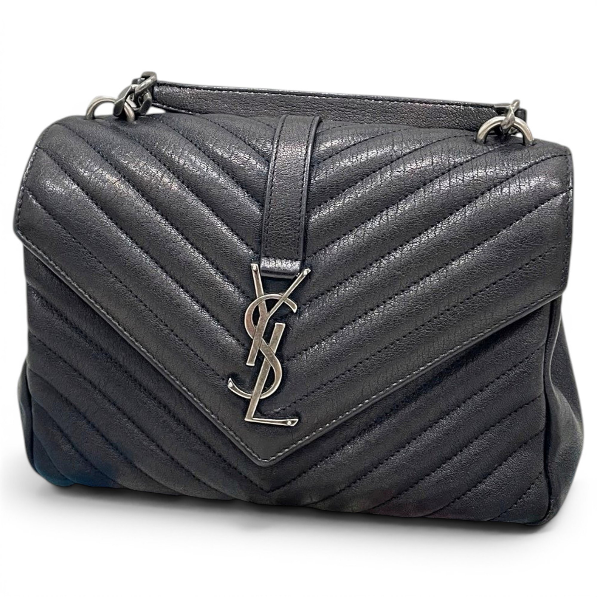 Collége monogramme leather handbag