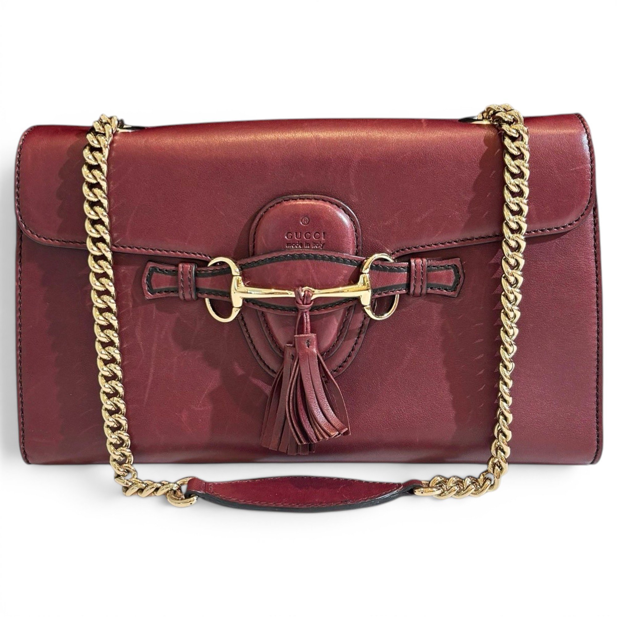 Emily leather crossbody bag