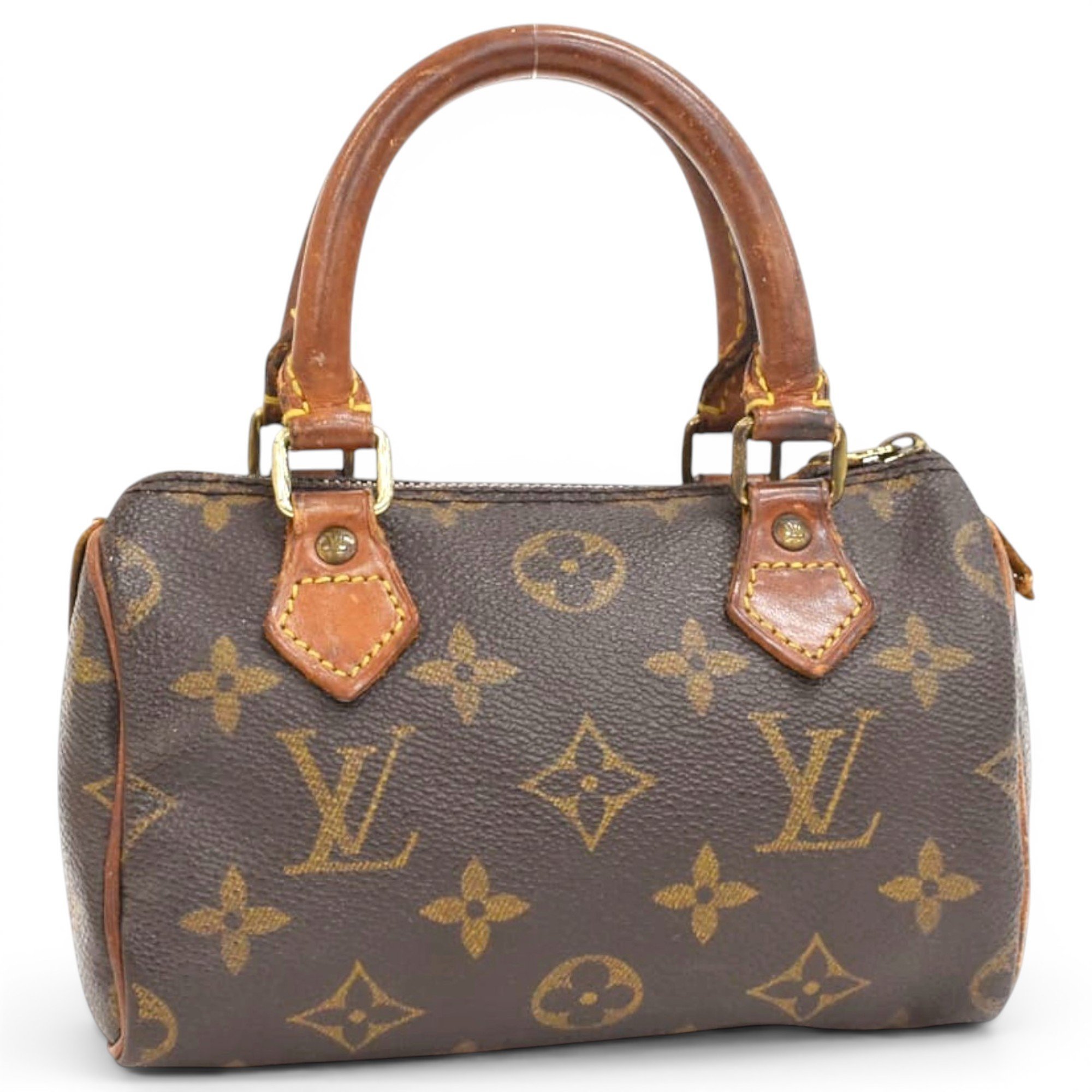 Nano Speedy / Mini HL leather handbag