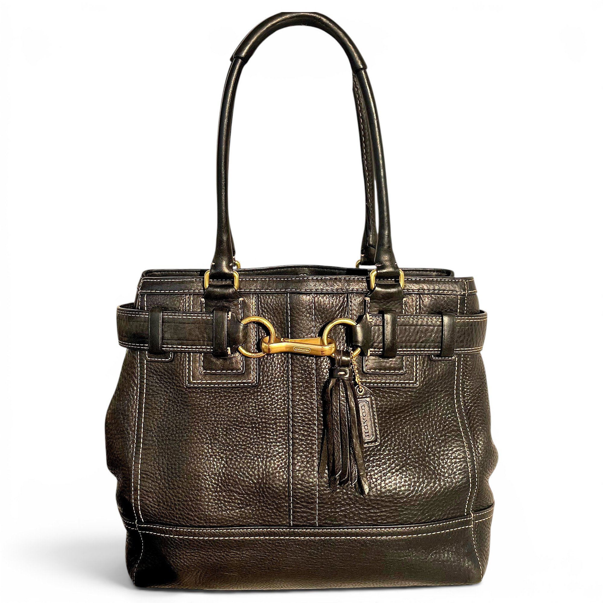 Leather handbag
