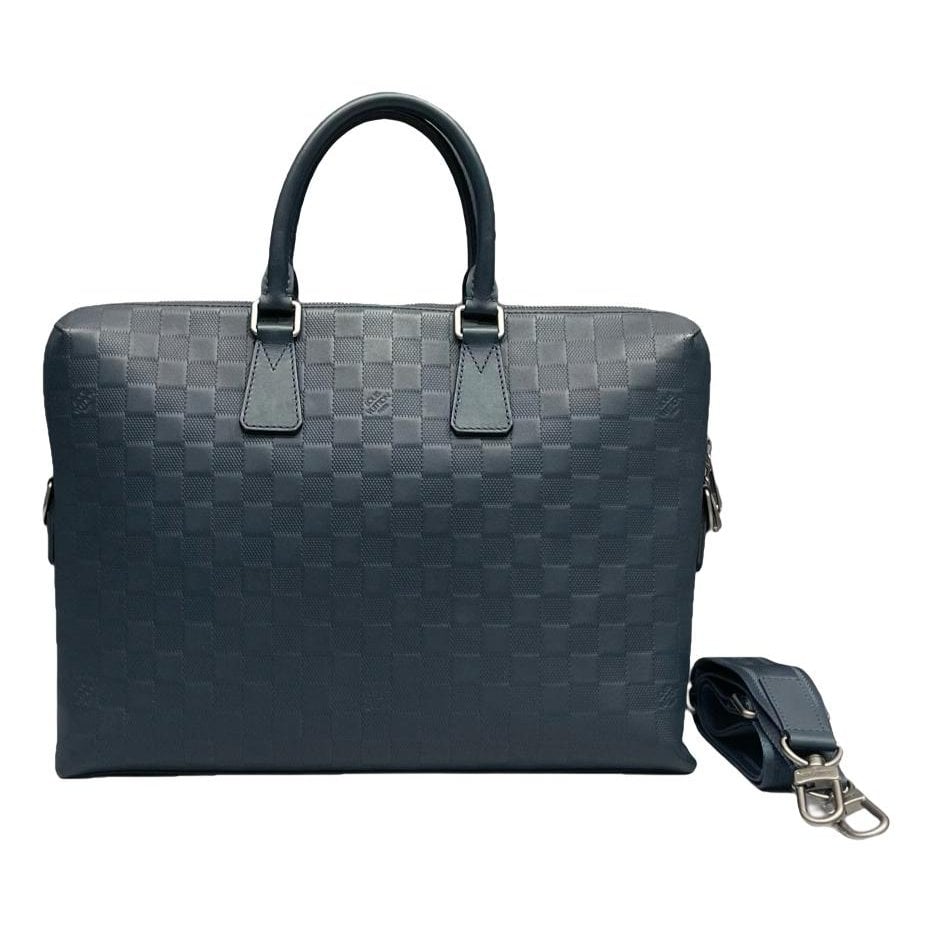 Porte Documents Voyage leather handbag