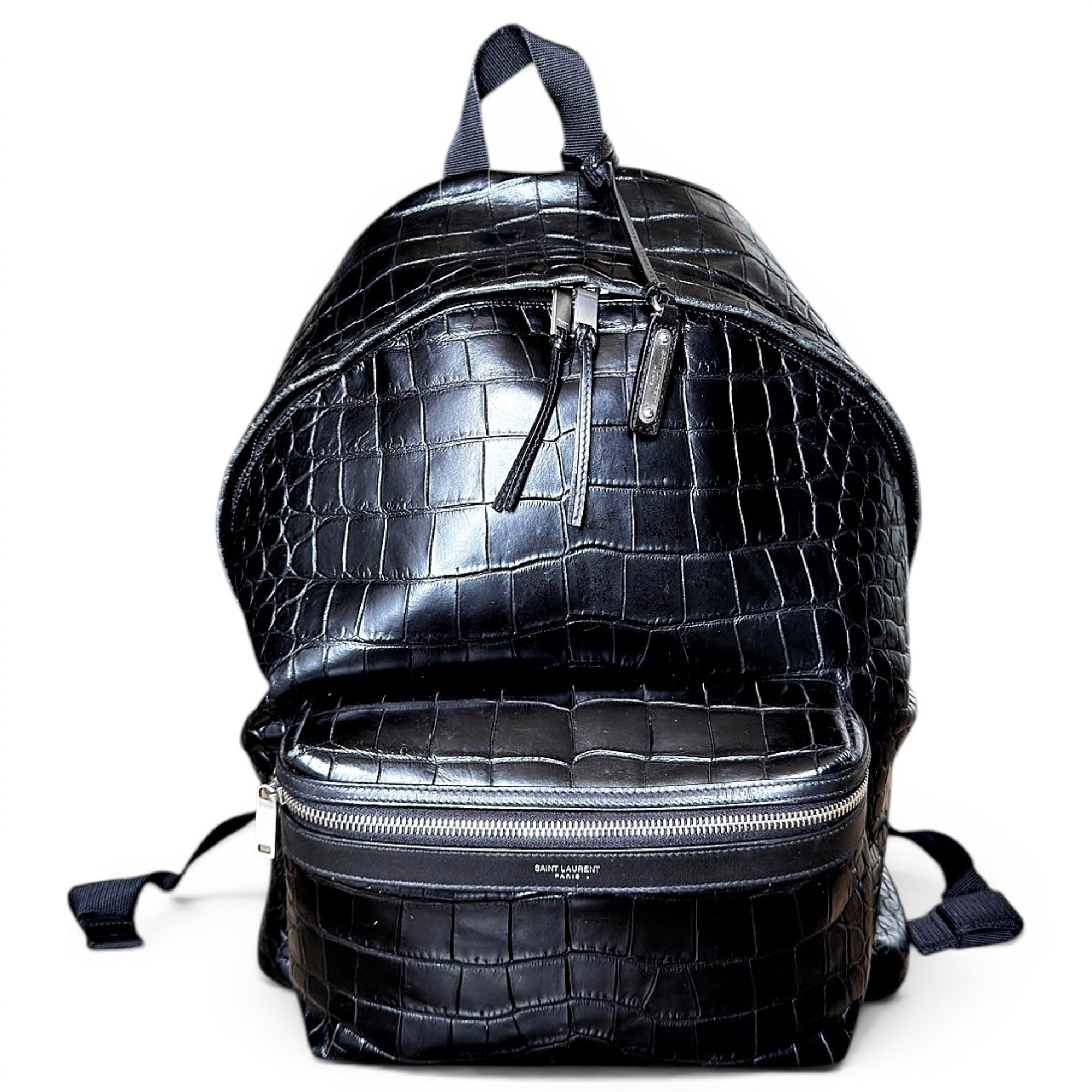 Leather backpack