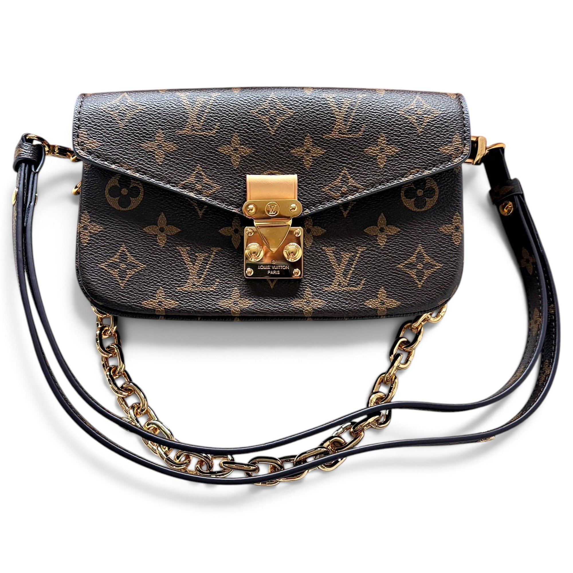 Metis East West leather crossbody bag