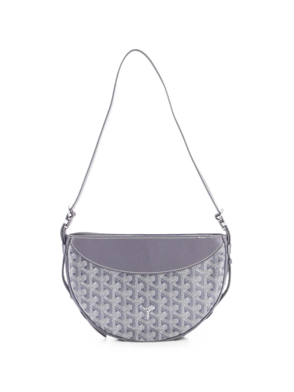 Hirondelle Coated Canvas and Leather shoulder bag