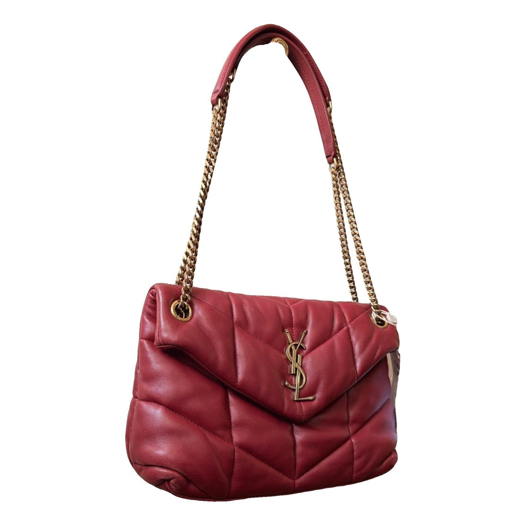 Loulou Puffer leather crossbody bag