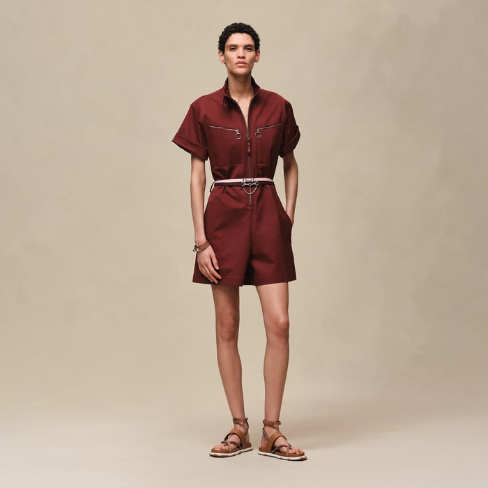 Rouge H Double Cotton Twill Jumpsuit