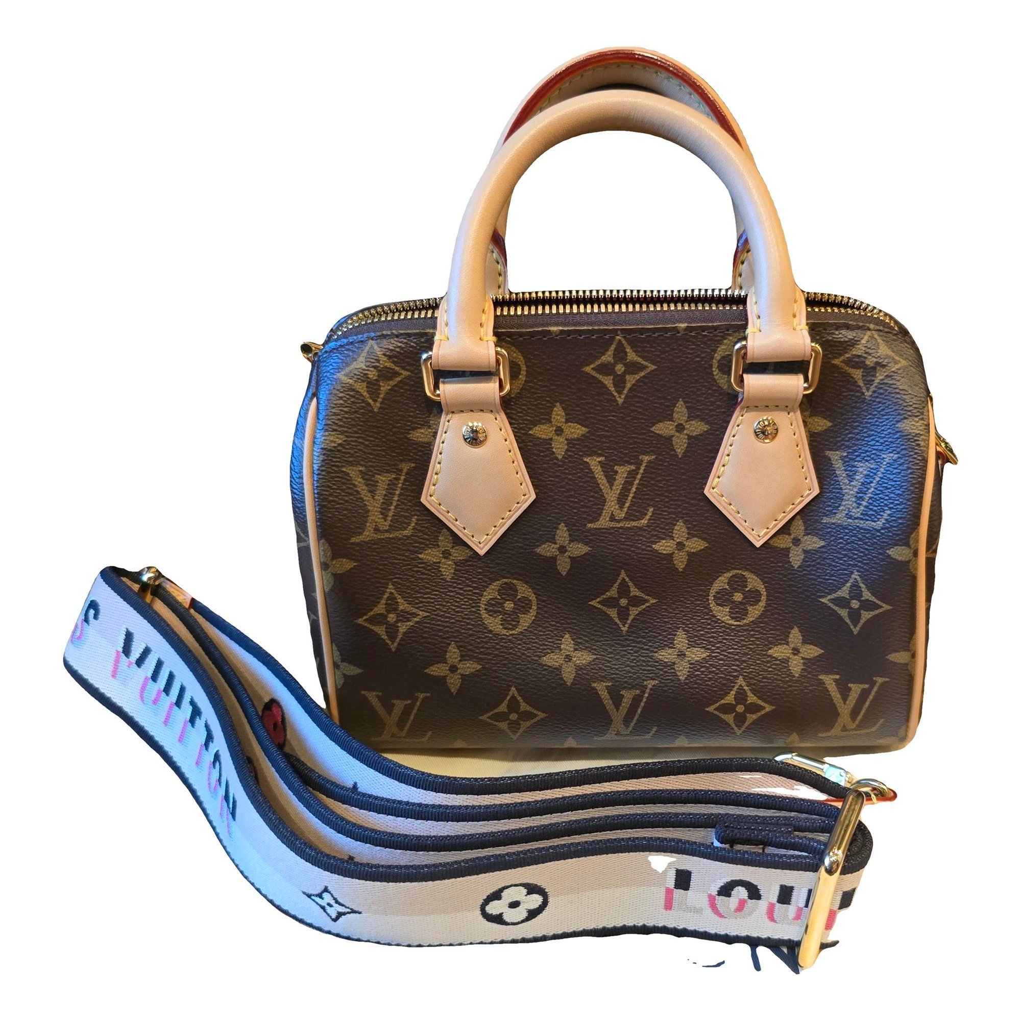 Speedy leather handbag