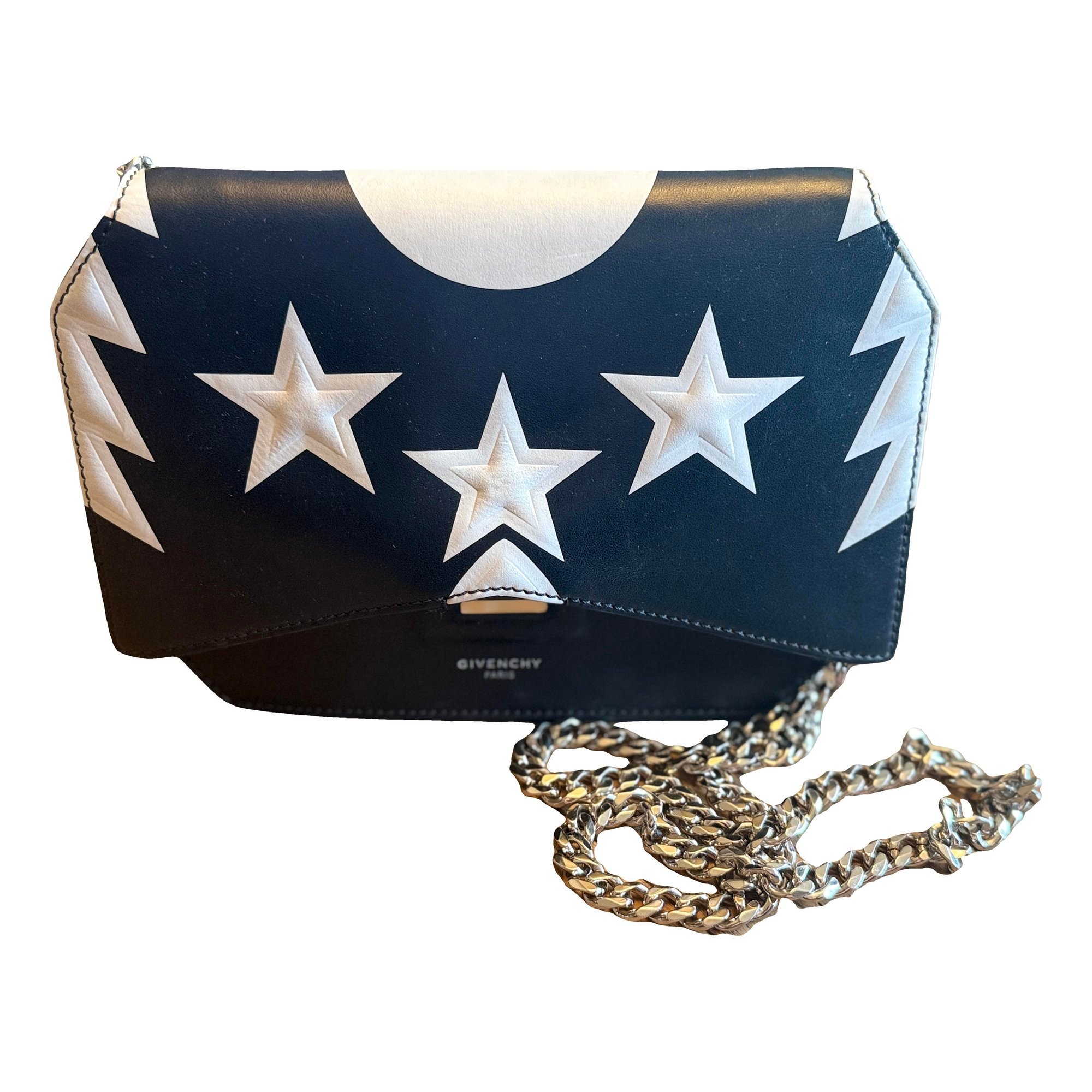 Bow Cut leather handbag
