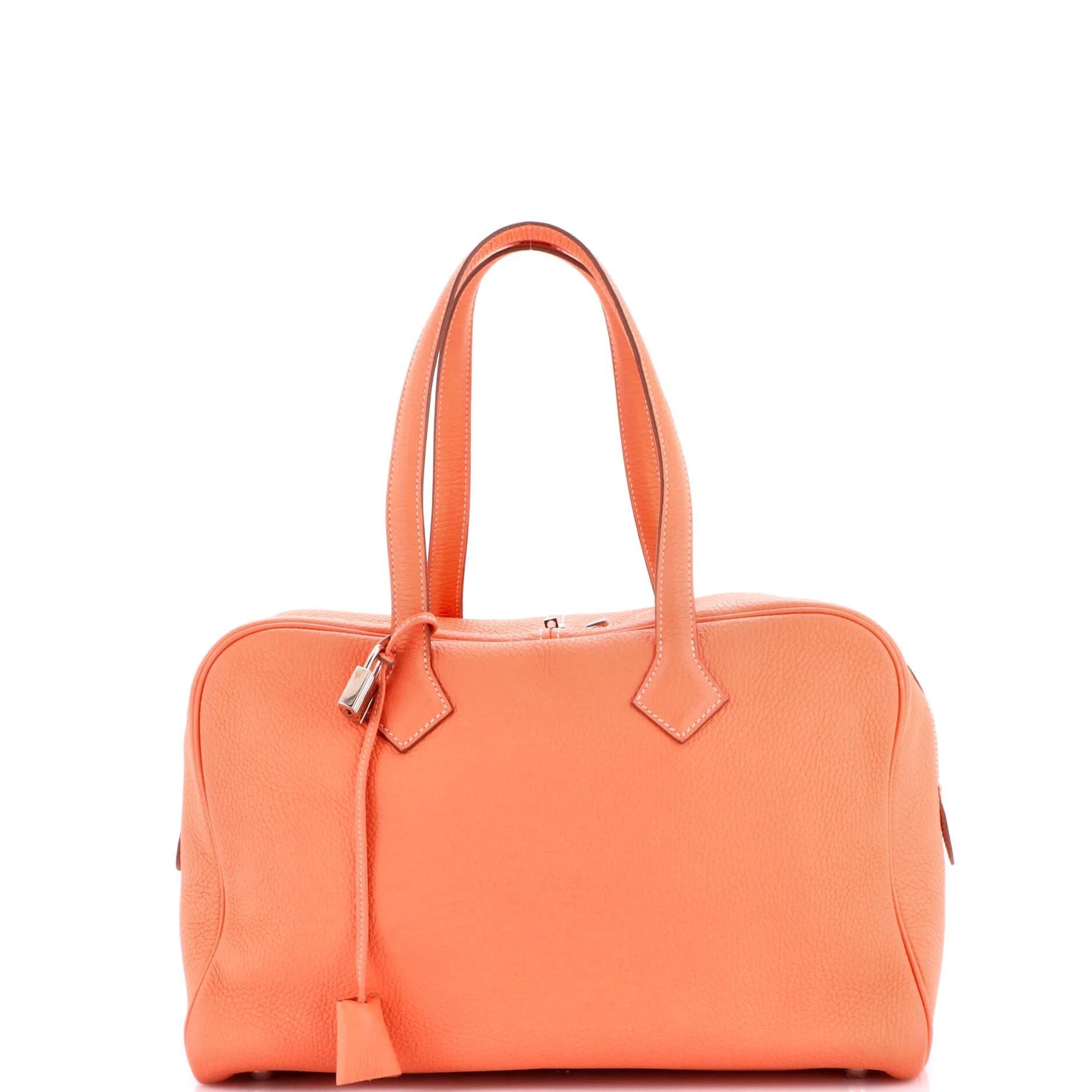 Hermes Victoria Ii 35 Handbag Clemence Leather 2013
