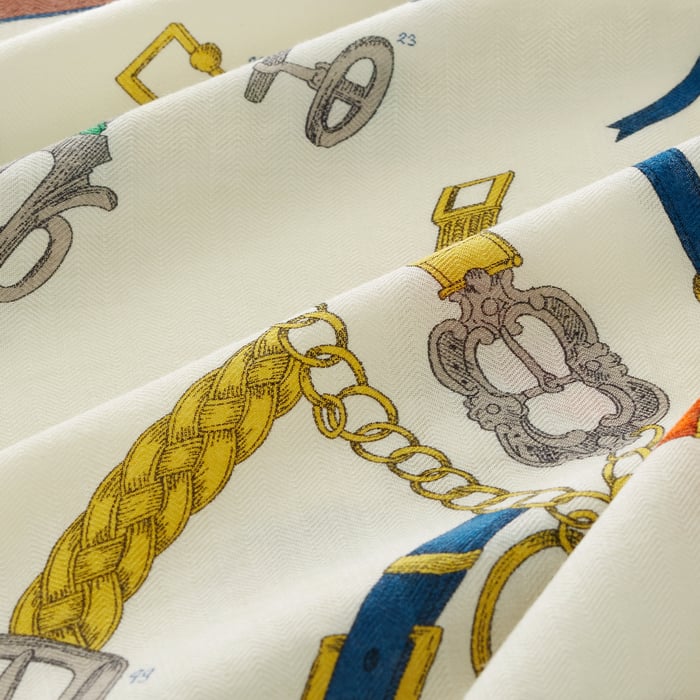 Chevaux Dechaines Shawl 140