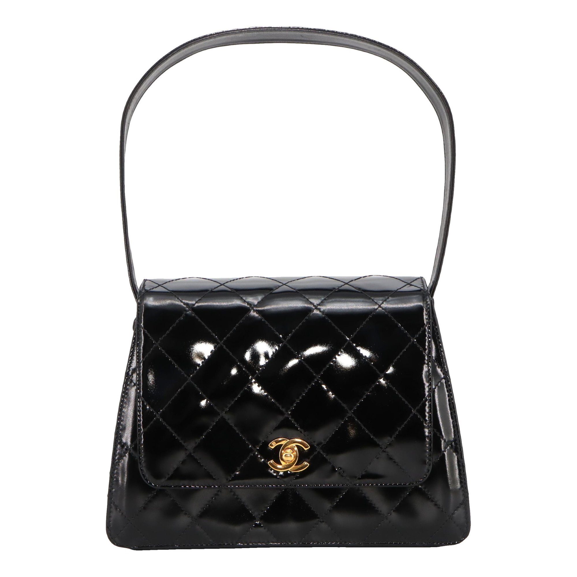 Timeless Classique Top Handle patent leather handbag