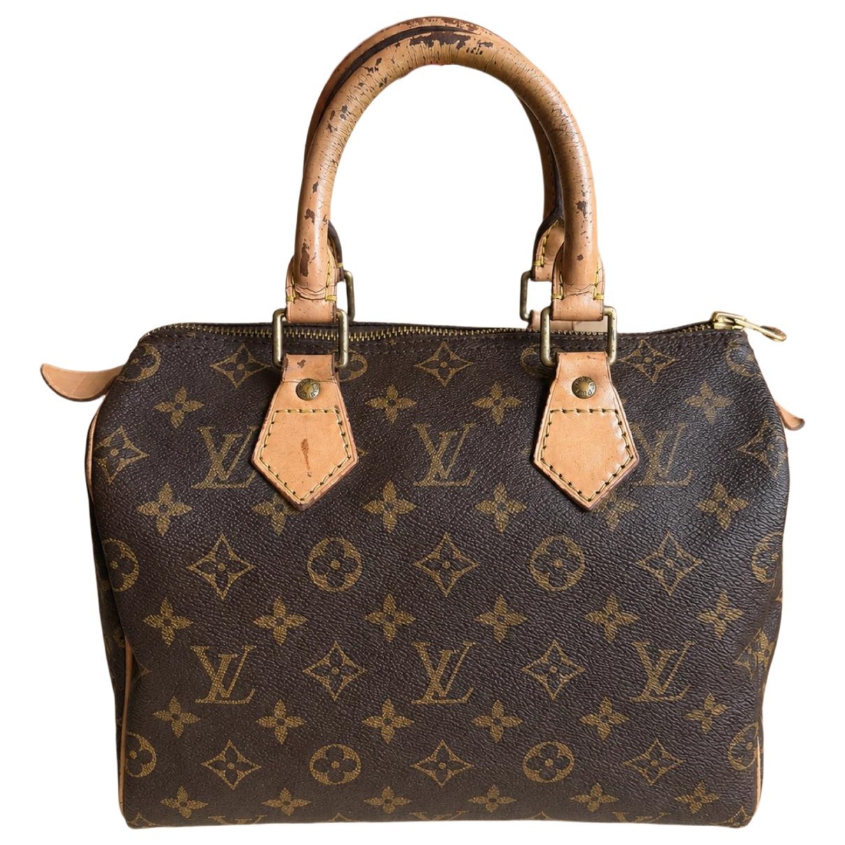 Speedy leather handbag