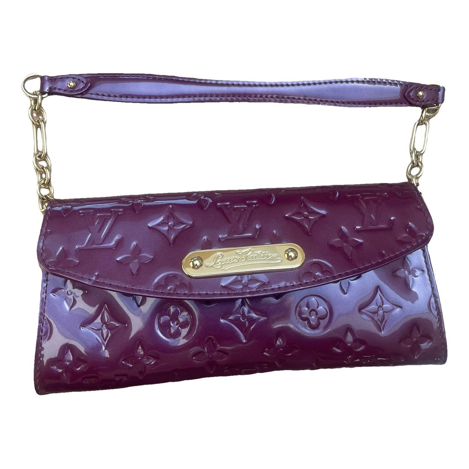 Patent leather handbag