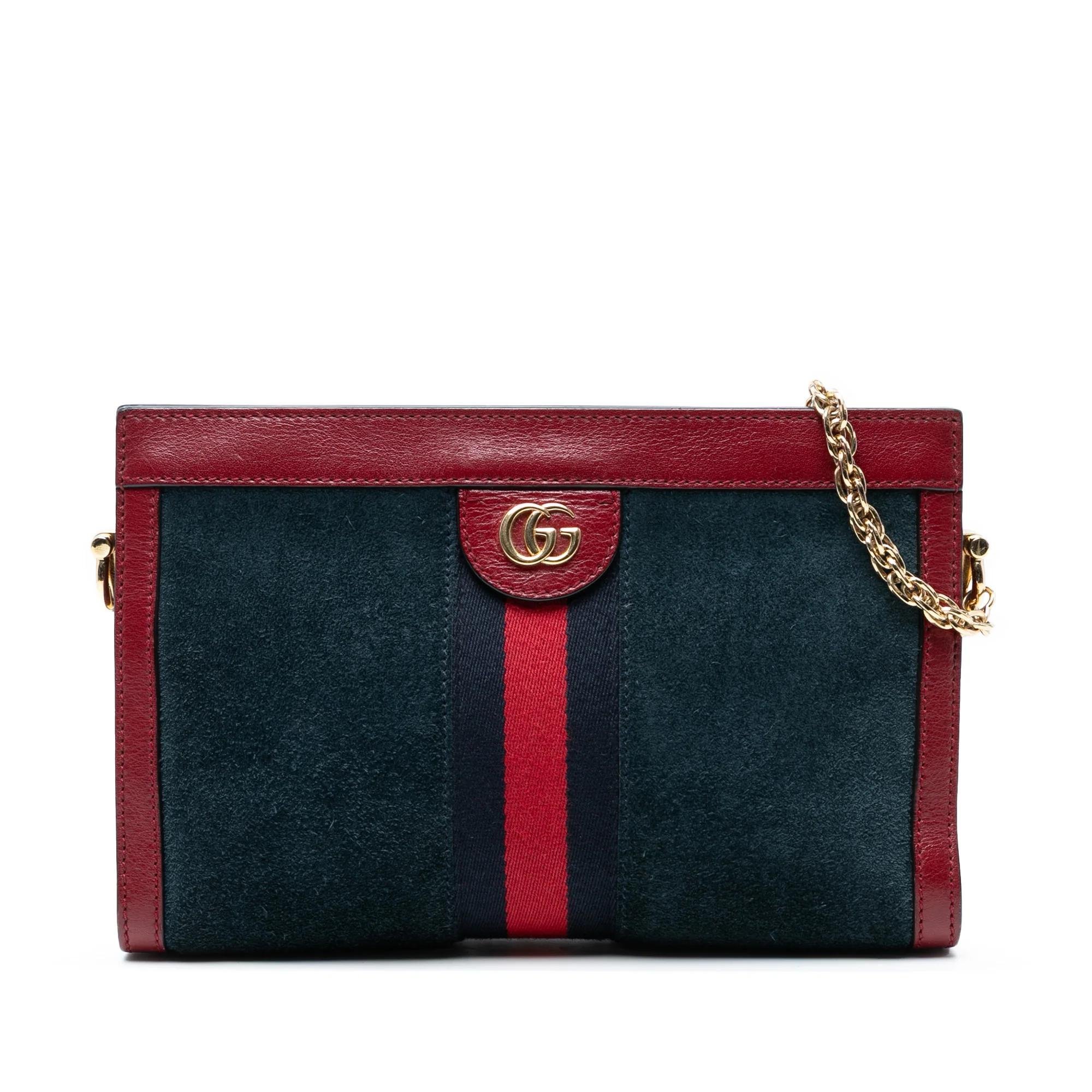 Ophidia leather crossbody bag