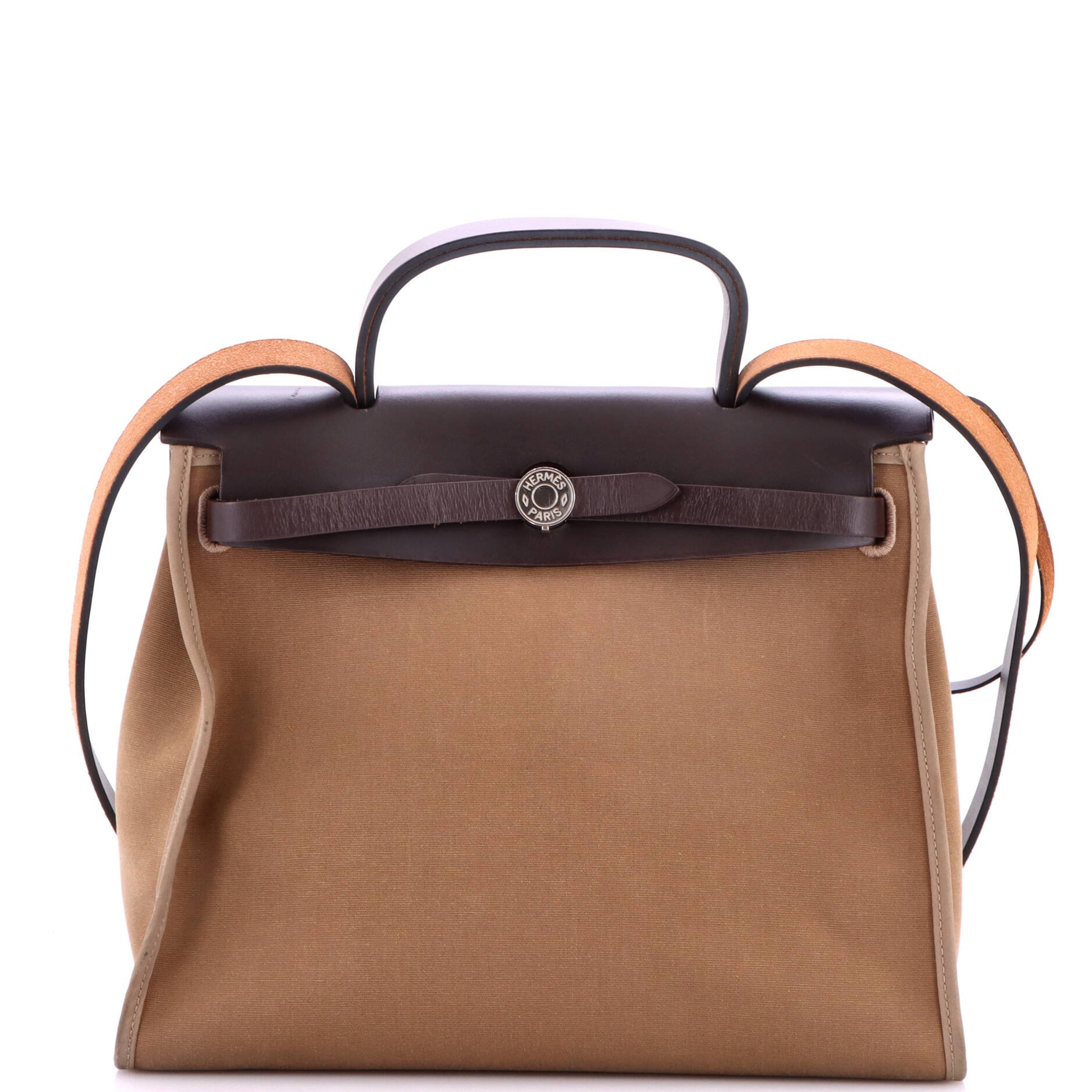 Herbag Zip Leather and Toile 31