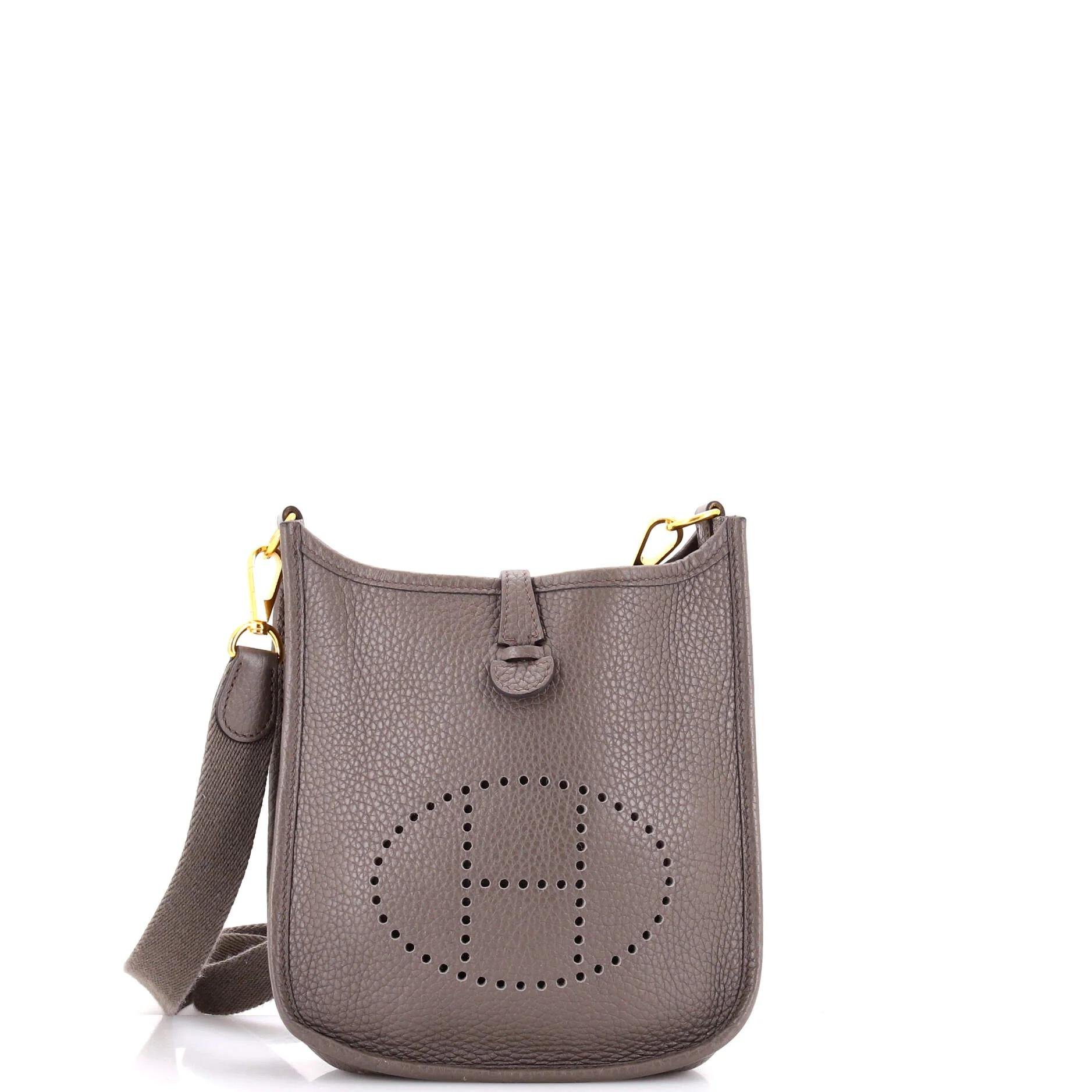 Mini Evelyne leather crossbody bag