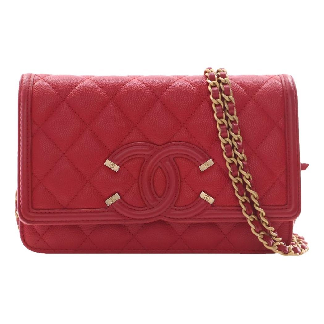 Leather crossbody bag
