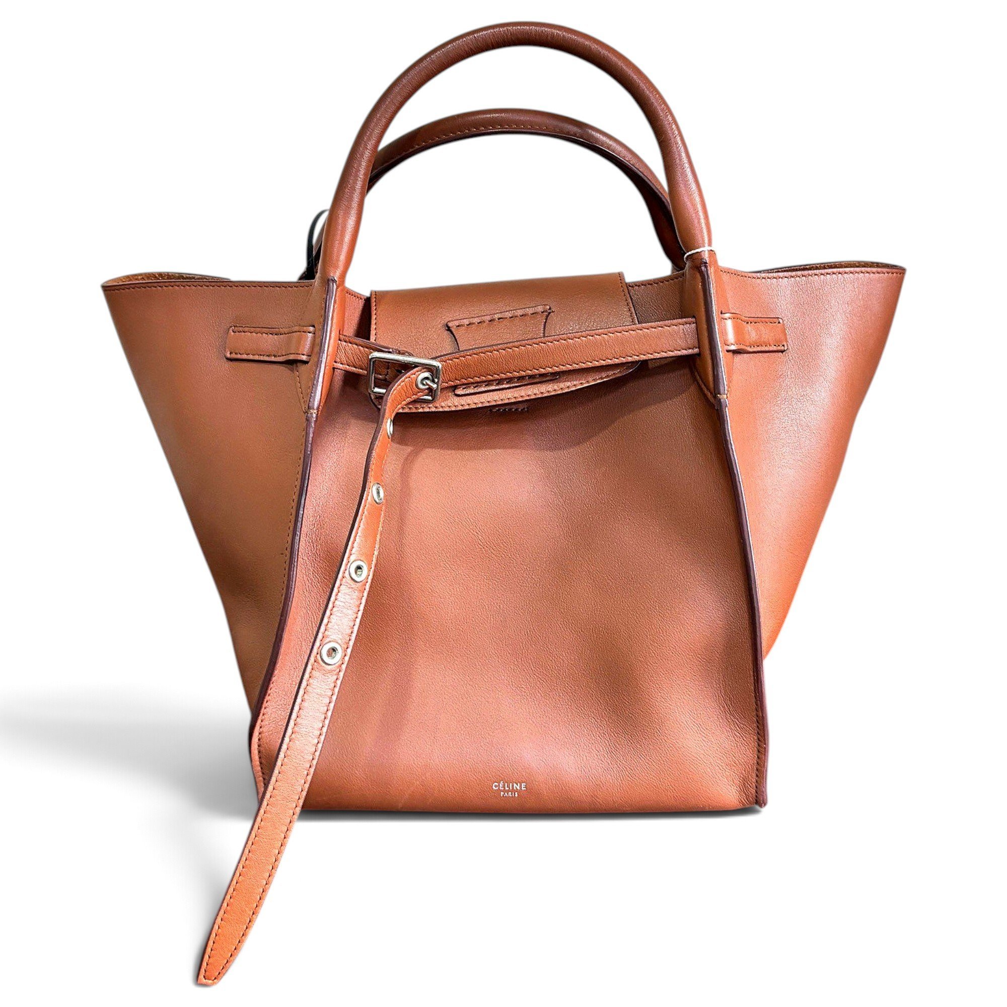 Big Bag leather handbag