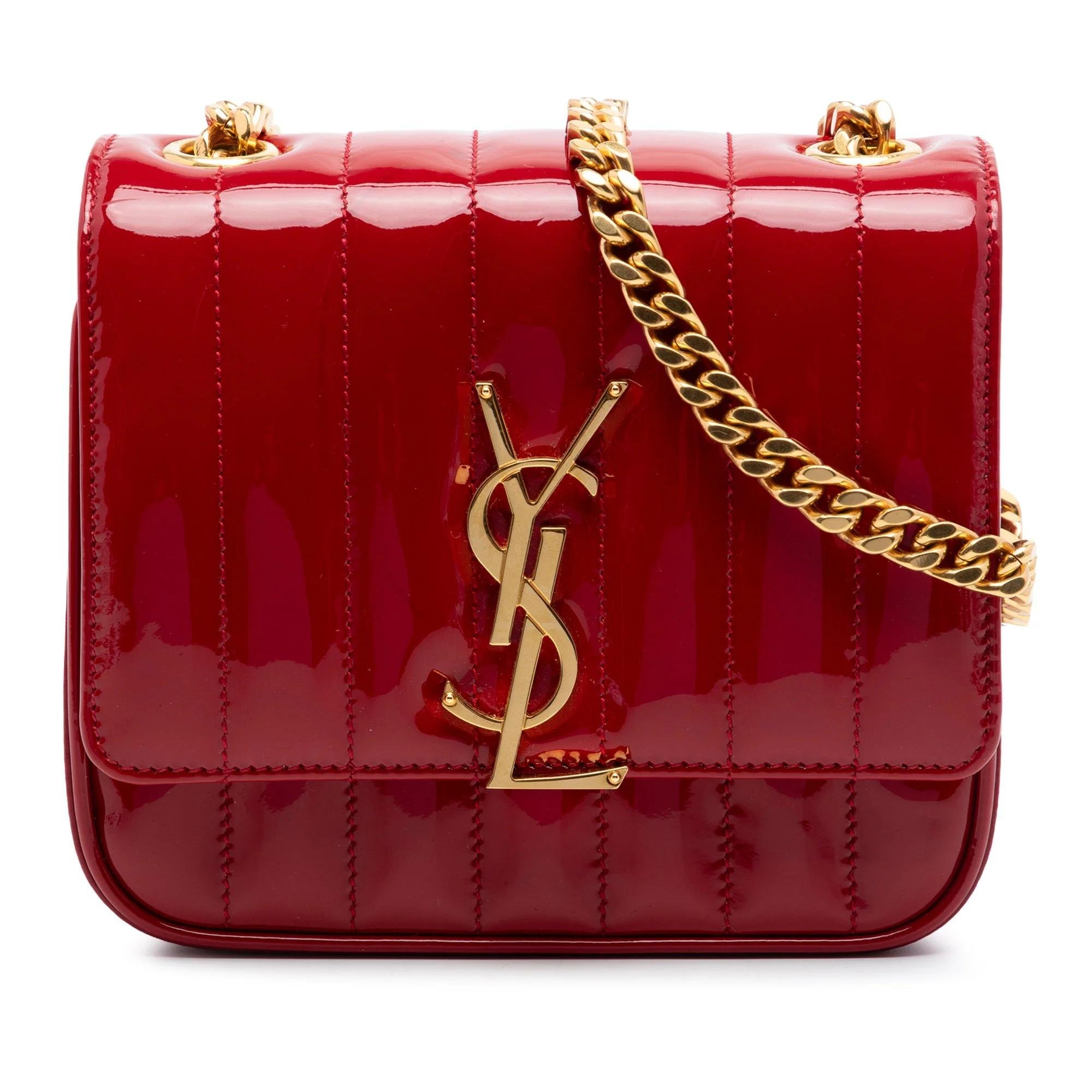 Vicky patent leather bag