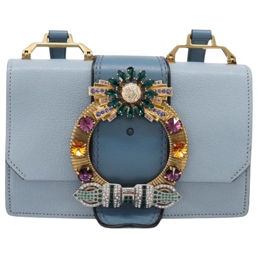 Miu Miu Madras leather handbag