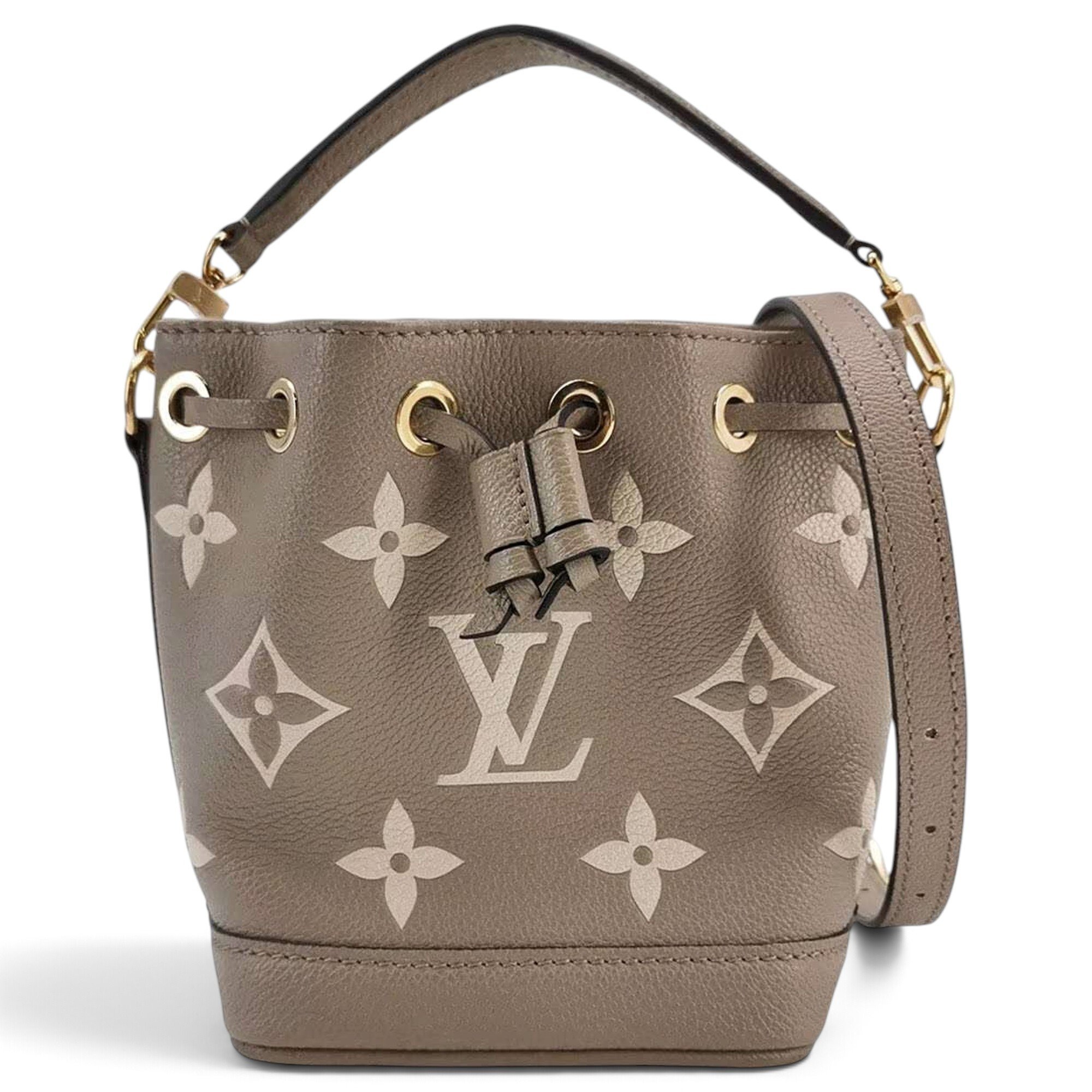Nano Noé leather handbag