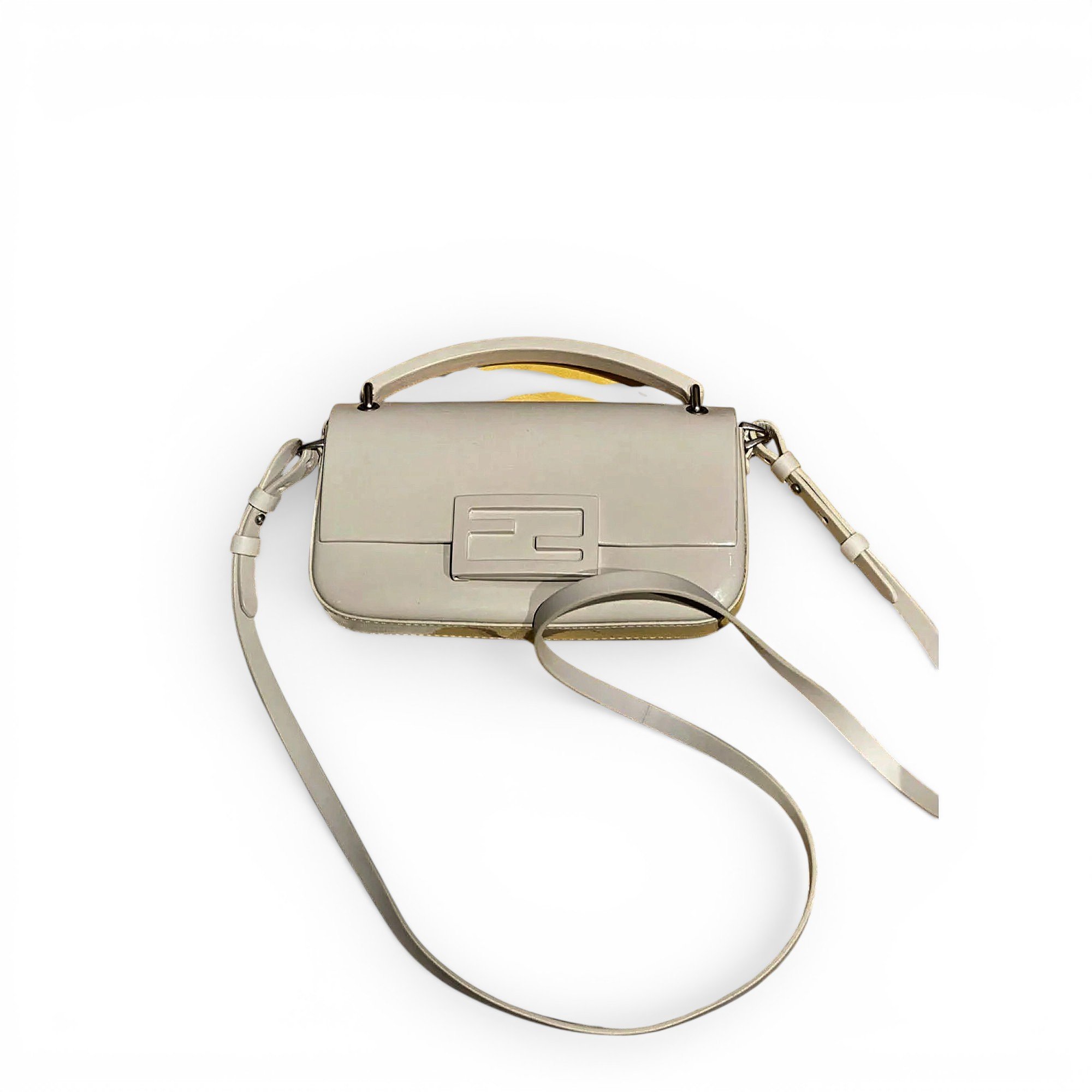 Baguette leather crossbody bag