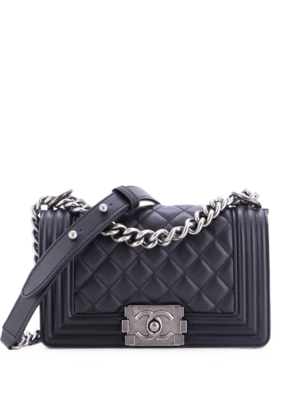 Boy Flap Bag Quilted Lambskin Small crossbody bag