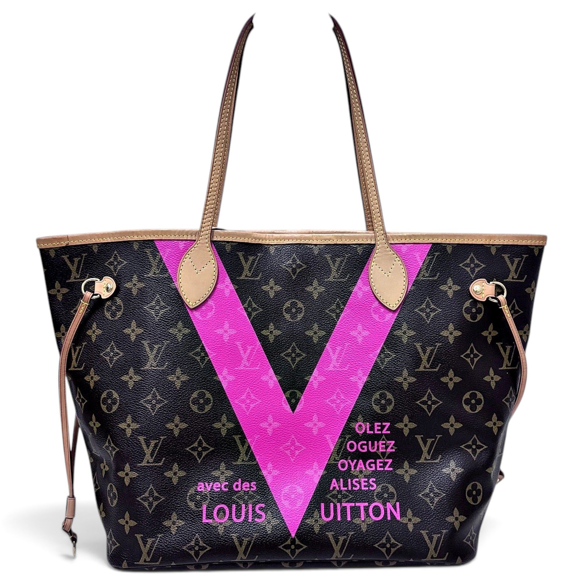 Neverfull leather tote