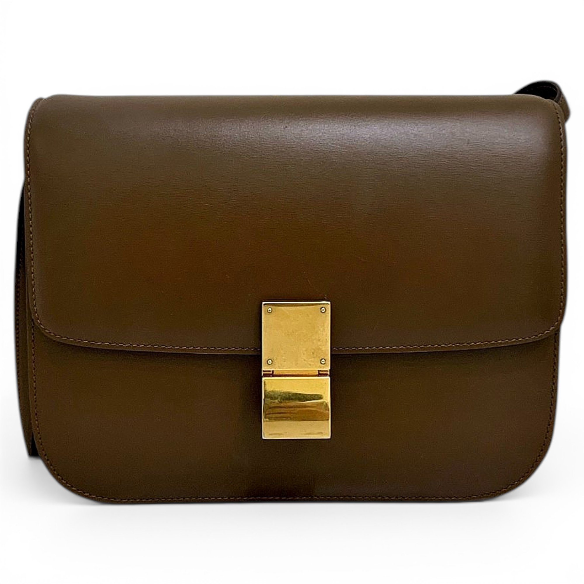 Classic leather handbag