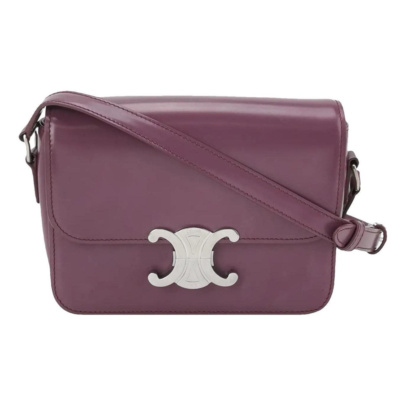 Triomphe leather handbag