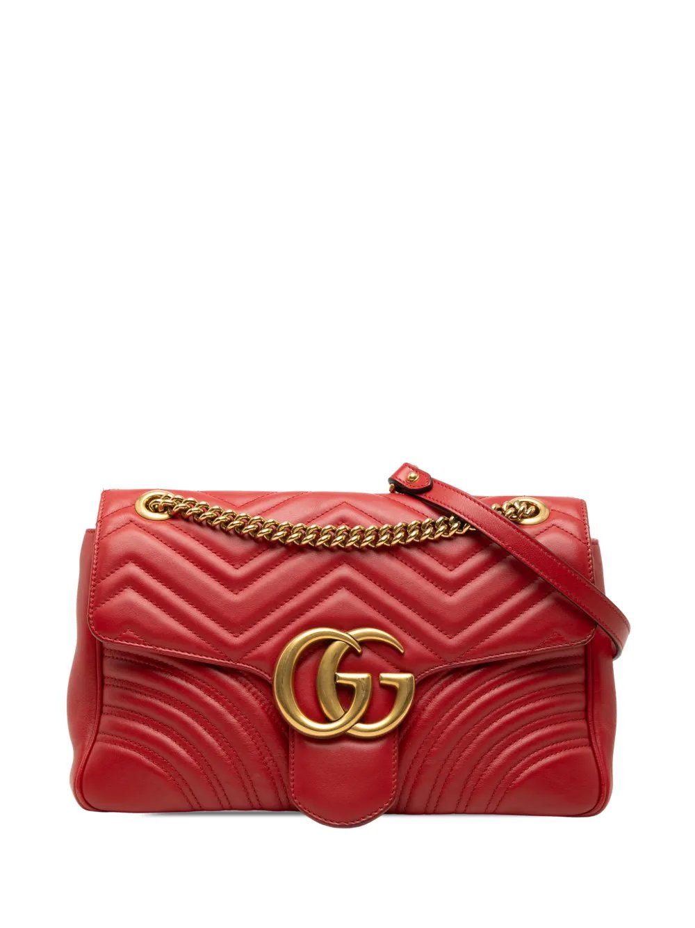 2016-2026 Large GG Marmont Matelasse Leather shoulder bag