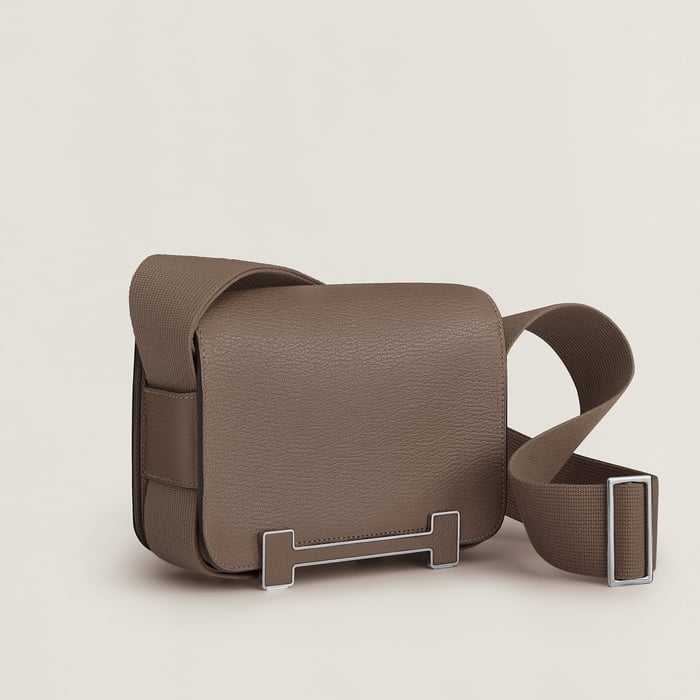 Étoupe Hermès Geta Bag