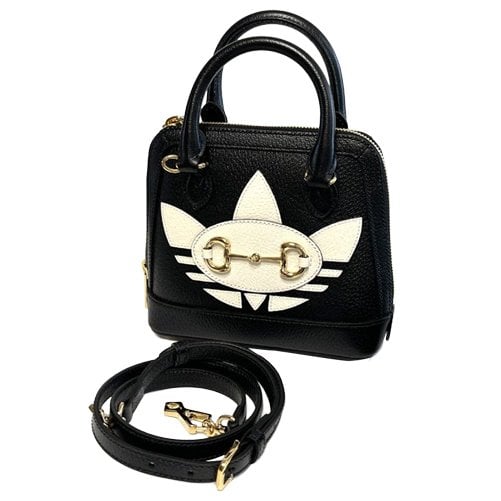 Leather clutch bag